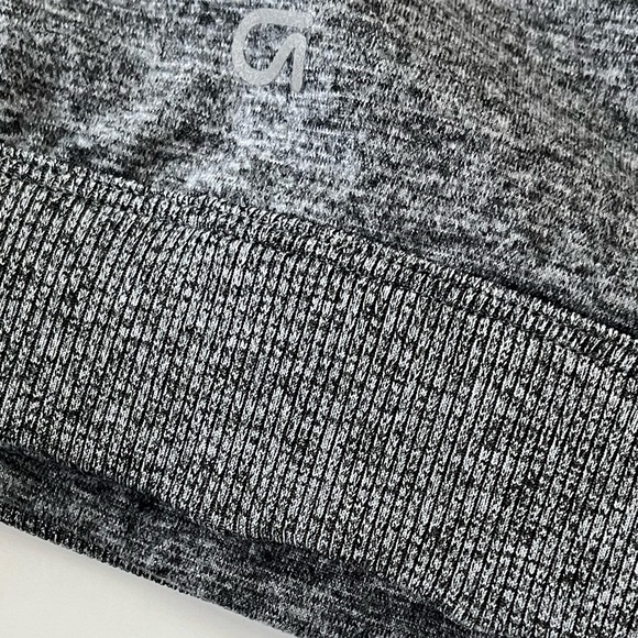 GAP GapFit HEATHER GREY Brushed Tech Jersey Low Support Sports Bra style #495664 - Picture 5 of 7